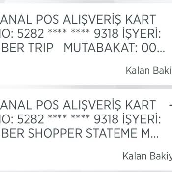 Uber Çift Ücret Kesintisi Ve İade Sorunu
