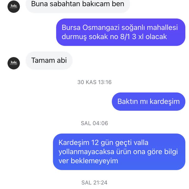 İade Sürecinde İletişim Sorunu
