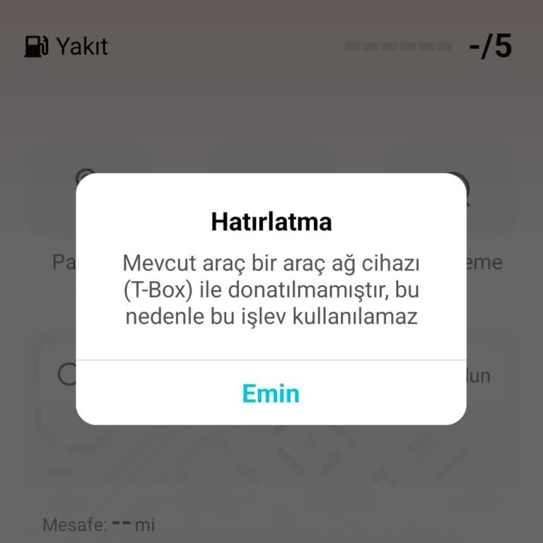CFMOTO Uygulamasında T Box Bağlantı Sorunu