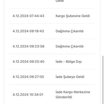 Zara Kargolarımın Teslim Edilmemesi Ve Yanıltıcı İade Süreci