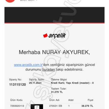 Arçelik'ten Kusurlu Ürün Ve Yetersiz Çözüm