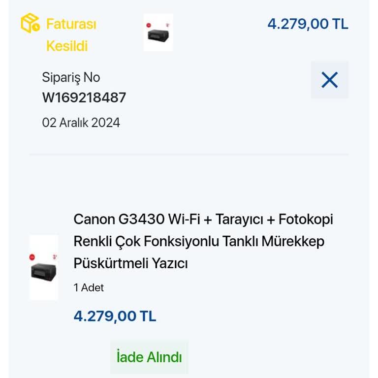 D&R'dan Zamanında Teslim Edilmeyen Yazıcı Ve Mağduriyet