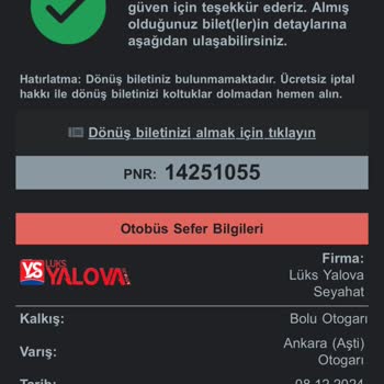 Bilet Saati Değişikliği Ve İade Sorunu
