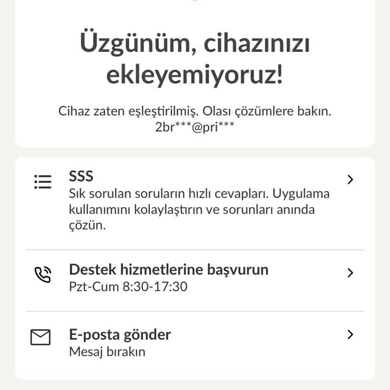 Hoover Kurutma Makinesi Uygulama Bağlantı Sorunu