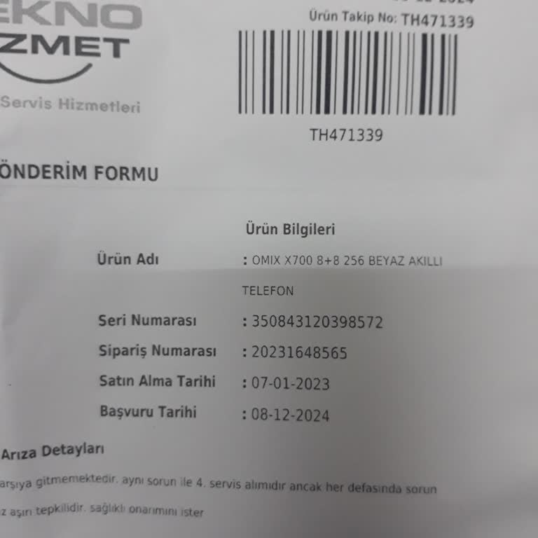 Teknosa'dan Aldığım Telefon Sürekli Arızalı Dönüyor