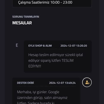 Hesap Alımında Stok Sorunu Ve İade Problemi