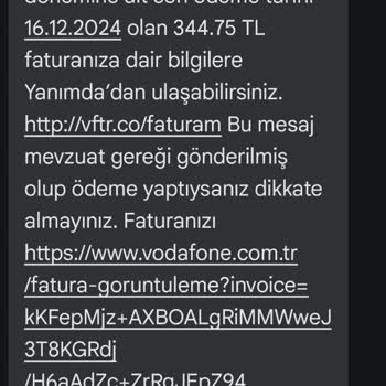 Vodafone'da Yanıltıcı Bilgilendirme Ve Fahiş Fiyat Artışı
