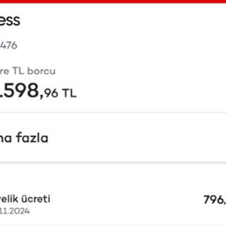 Haksız Kart Aidatı İadesi Talebi