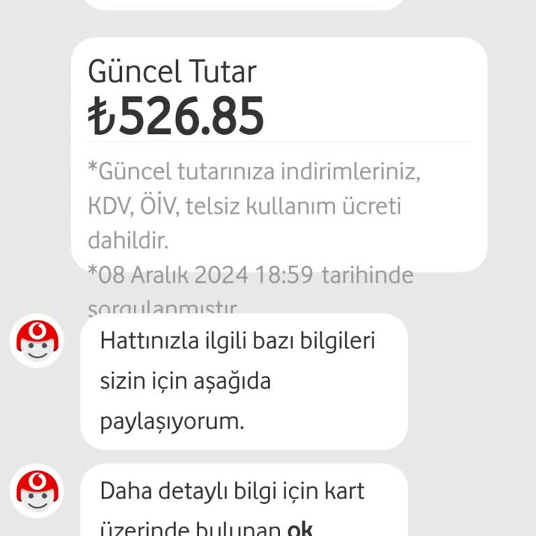 Vodafone Fatura İptali Sorunu