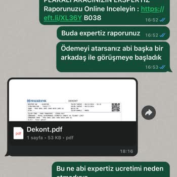 Ekspertiz Ücreti İadesinde Sorun Yaşadım