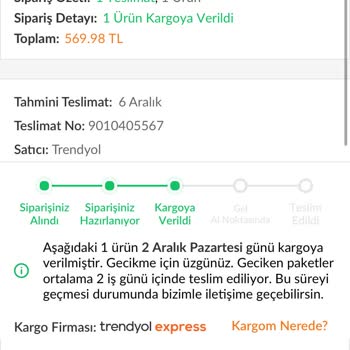 Trendyolmilla Pantolon Siparişim Neden Hala Elime Ulaşmadı