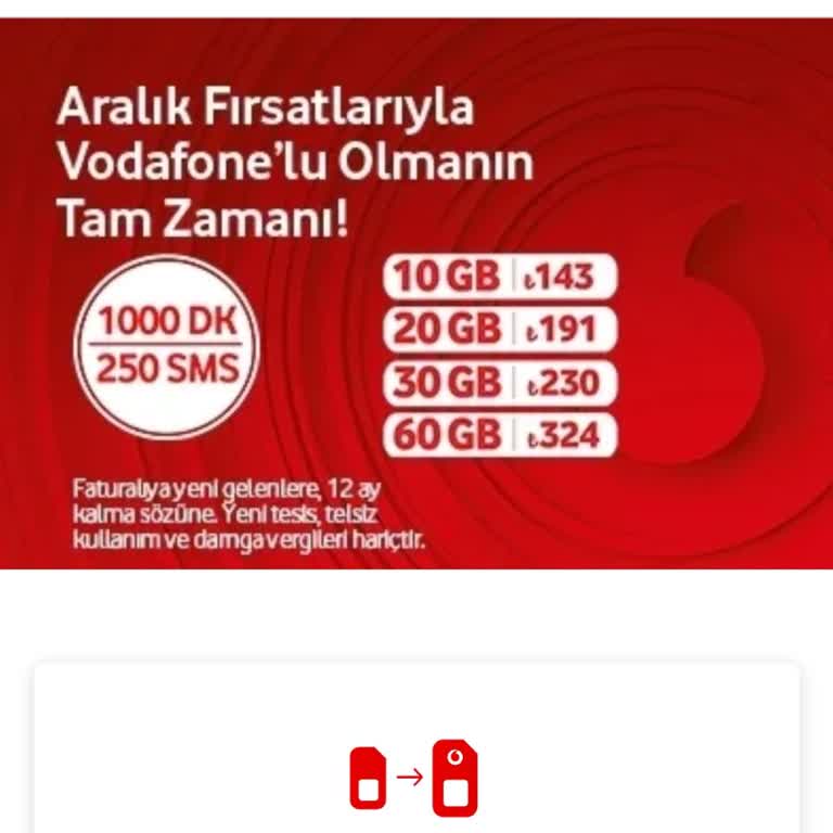 Vodafone Tarife İndirimi Ve Cayma Ücreti Sorunu