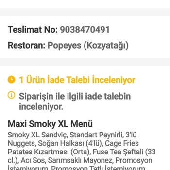 Yanlış Sipariş Kabusu: Popeyes Ve Trendyol Deneyimi