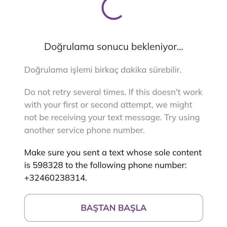 Hesap Doğrulama Sorunu Ve Gereksiz Mesaj Ücretleri