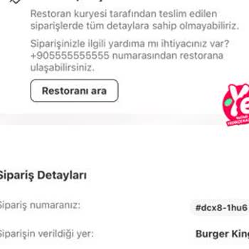 Burger King Siparişinde Eksik Ve Kalitesiz Ürünler