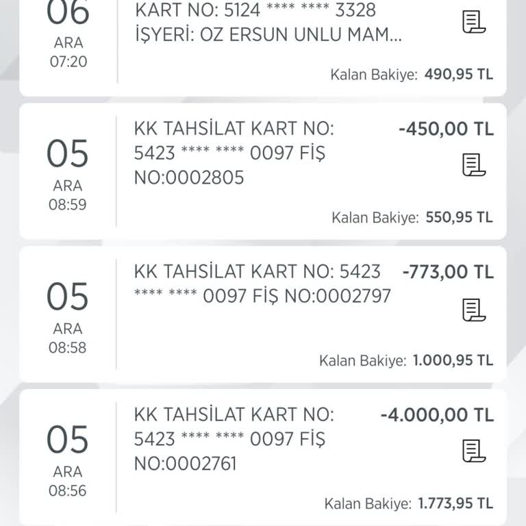 Ziraat Bankası Hesap Hareketleri Silme Sorunu