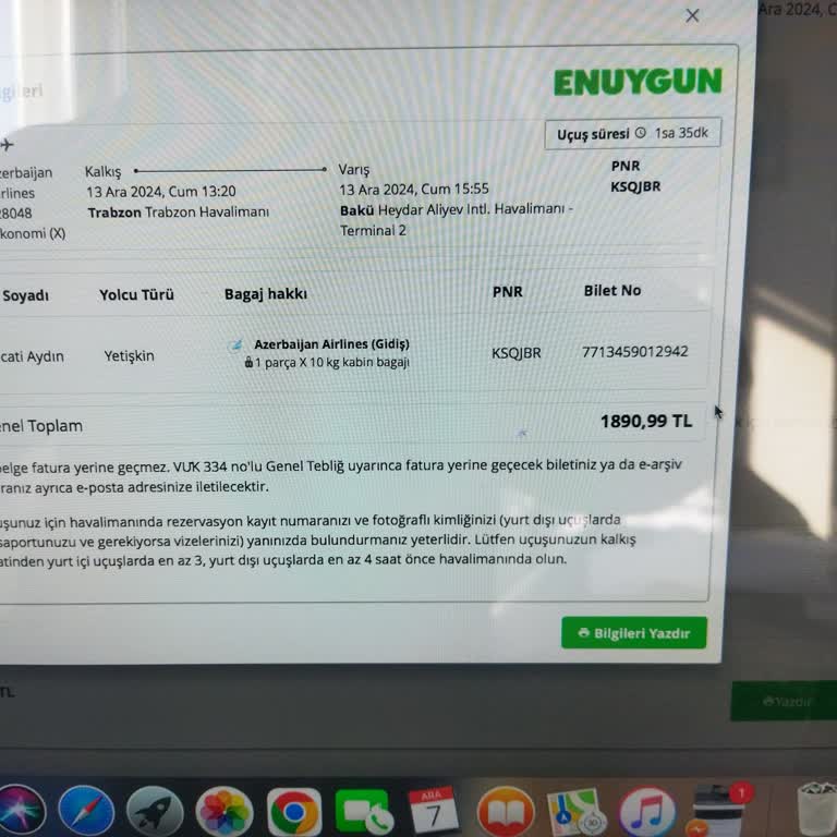 Obilet'ten Bilet Alımında Yaşanan Sorunlar
