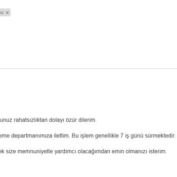 Yanlış Ürün Ve Geciken İade Süreciyle Mağduriyet