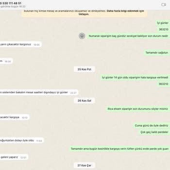 Sipariş Gecikmesi Ve Müşteri Mağduriyeti