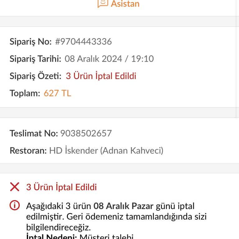 İki Saatlik Bekleyiş: Teslim Edilmeyen Sipariş