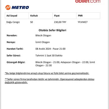 Metro Turizm'de Bilgilendirme Eksikliği Ve Gecikme Sorunu