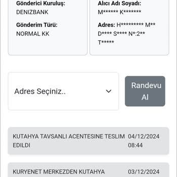 Denizbank Kredi Kartı Teslimatında İletişim Sorunu