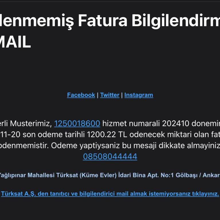 Yanlış Bilgilendirme Ve Haksız Ücret Talebi