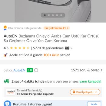 Trendyol'da Geciken Kargo Ve Mağduriyet