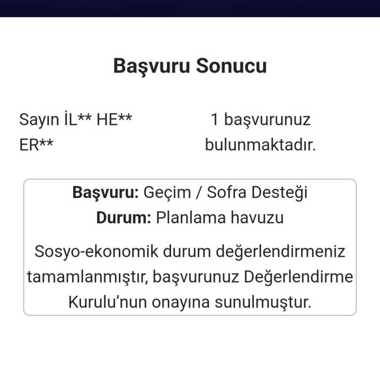 5 Aydır Bekleyen Yardım Başvurusu