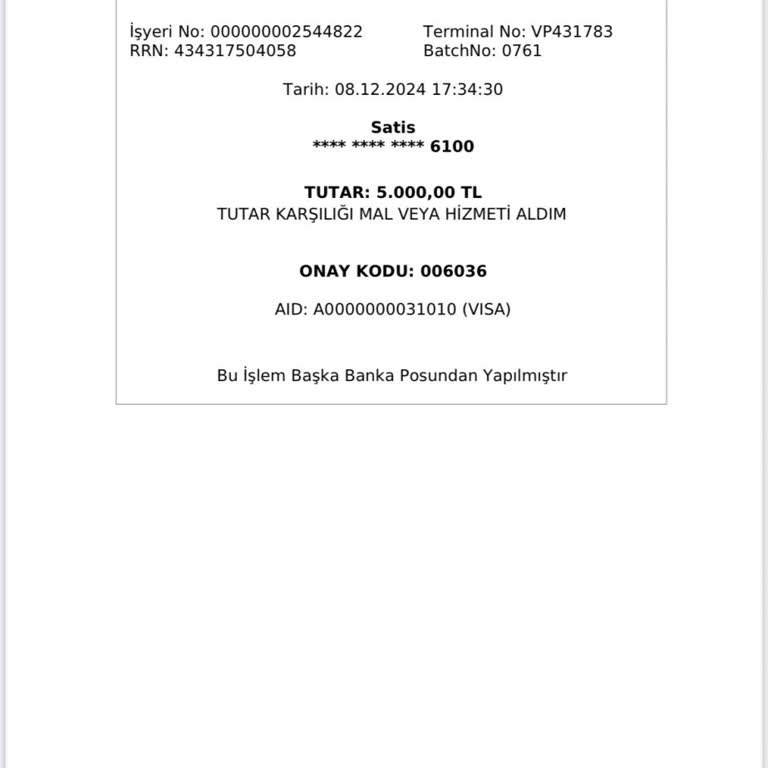 Hesabımdan İzinsiz Para Çekimi