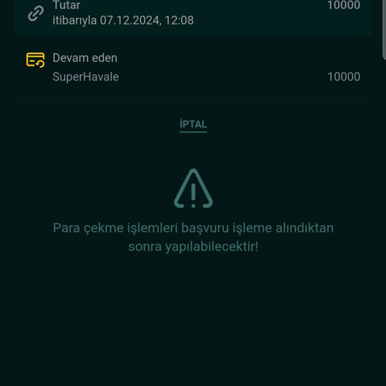 VIP Müşteri Olarak Çekim İşlemimde Gecikme Yaşıyorum
