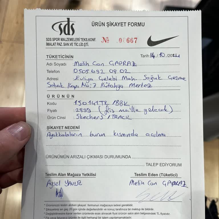 Skechers Ayakkabıda Kalite Sorunu Ve İlgisiz Müşteri Hizmetleri