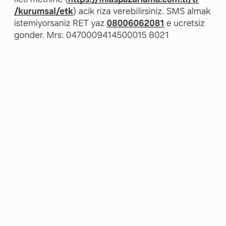 İzinsiz Mesaj Gönderimi Hakkında Şikayet