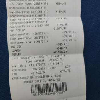 Hediye Denilen Çorapların Faturaya Yansıması