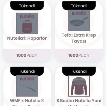 Nutella Kampanyasında Stok Sorunu