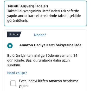 Yanıltıcı İade Süreci Ve Hediye Kartı Kısıtlaması