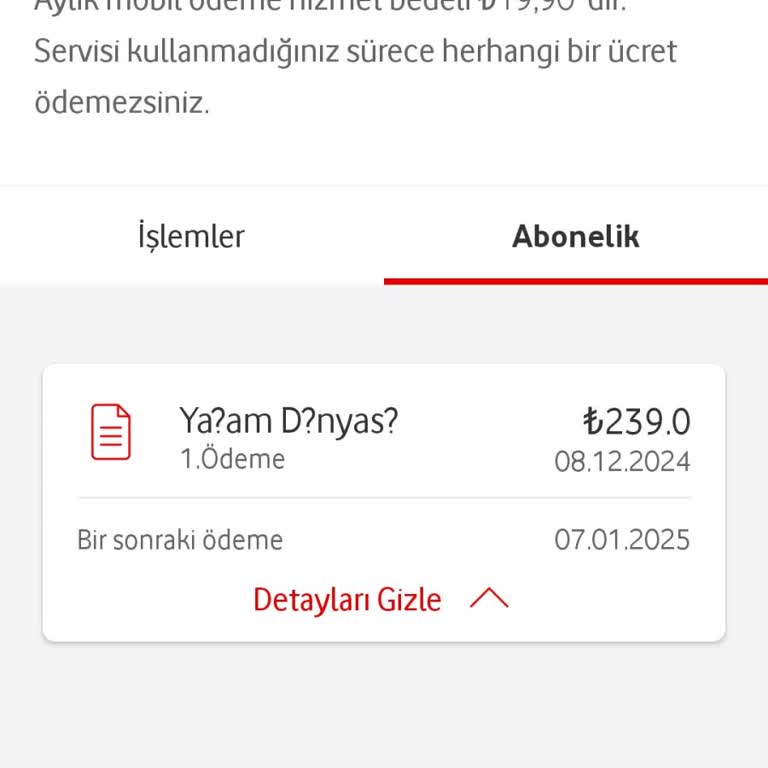 İzinsiz Abonelik Ücreti Şoku