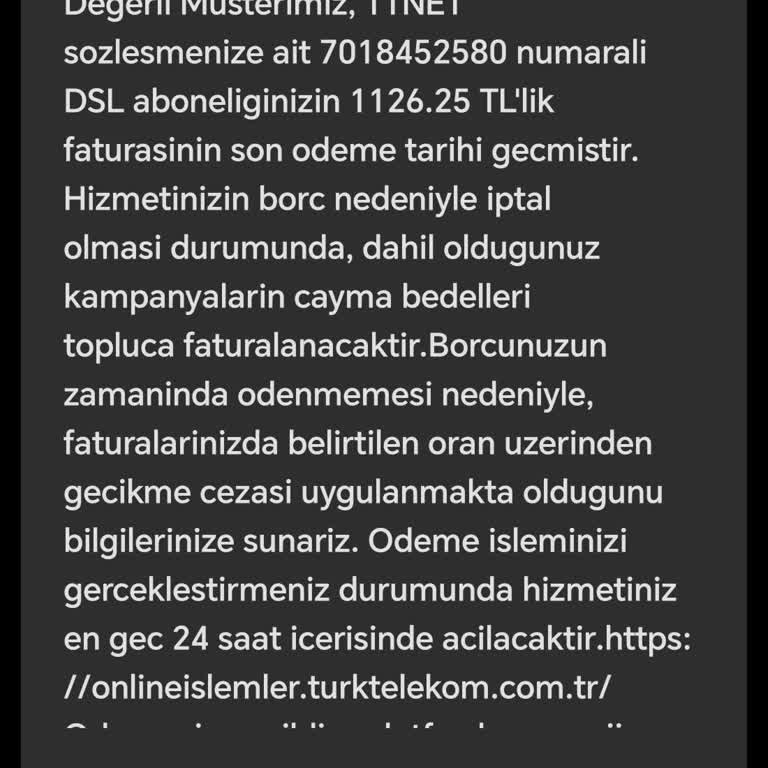 Yanlış Hatırlatma Mesajlarıyla Rahatsız Ediliyorum!