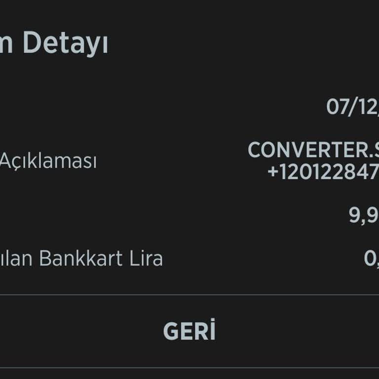 Kayıtsız Kart Bilgileriyle Para Çekimi Mağduriyeti