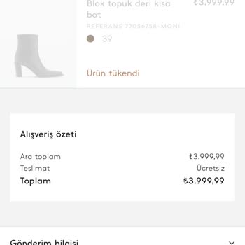 Sipariş İptali Şoku