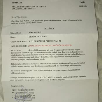 USPA Polo Deri Montta Hızlı Deformasyon