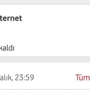Vodafone İnternet Paketi Sorunu Ve Ek Ücretlendirme