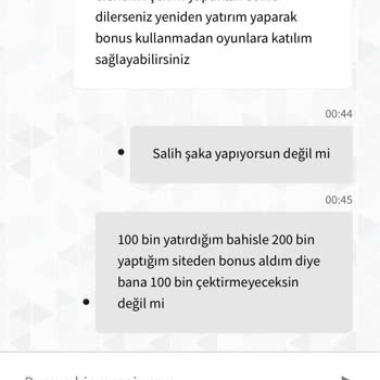 Bonus Kuralları Nedeniyle Çekim Kısıtlaması