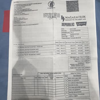 Levis Tişört Renk Atması Ve Müşteri Hizmetleri Sorunu