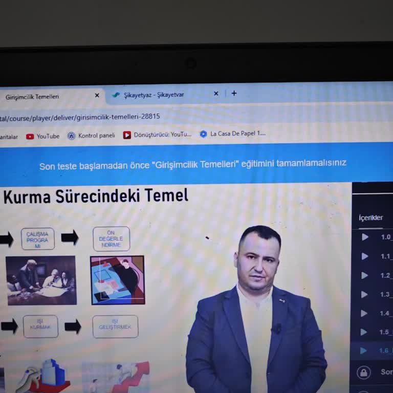 Girişimcilik Eğitimi Testine Girememe Sorunu
