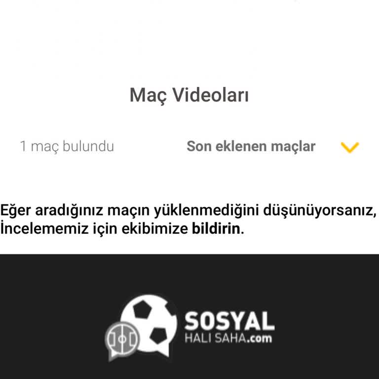 Yanlış Halı Saha Rezervasyonu: Maçımız Yüklenmiyor