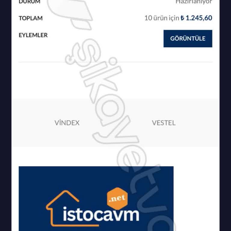 Sipariş Sonrası Uzun Süreli Sessizlik