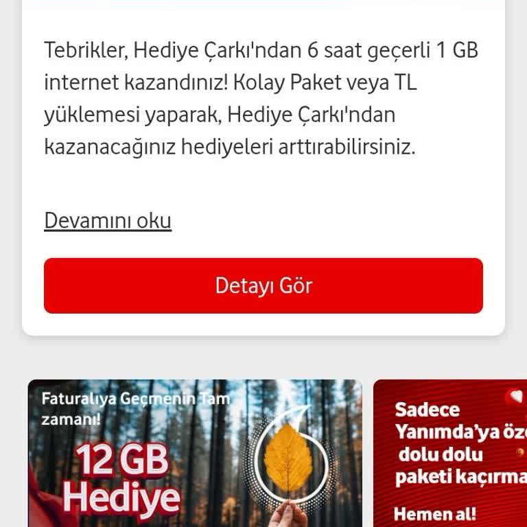Vodafone Hediye Çarkı Sorunu Ve Mağduriyet