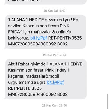 Penti'den Aldığım Siparişler Sürekli İptal Ediliyor Ve Müşteri Mağdur Ediliyor