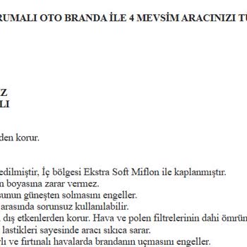 Aldatıcı Ürün: Branda İlk Rüzgarda Yırtıldı